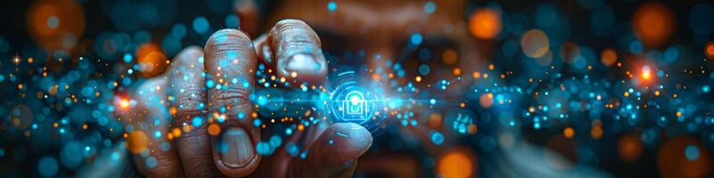 AI Technology Touchscreen Innovation Advancing Digital Interaction for Future Innovations photo