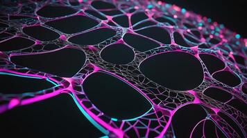 light path, neon light movement, neon light movement abstract photo