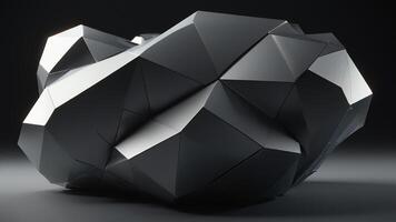 geometry model elegant random abstract black and white photo