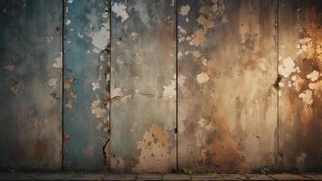 an old grunge wall with some paint on it photo