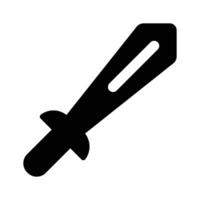 Trendy icon of sword, editable design vector