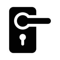 Door lock icon with high quality graphics, easy to use and download vector