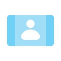 Person inside mobile, concept icon of online user vector