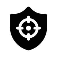 Download this amazing icon of security target, trendy design vector