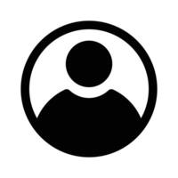 Unique icon of profile, ready to use vector