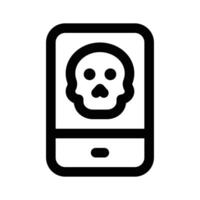 Mobile hacking design in modern style vector