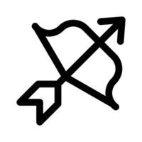 Have a look at creative icon of archery, ready to use vector