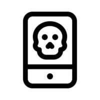 Mobile hacking design in modern style vector