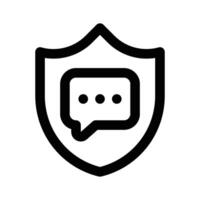 Protection shield with password denoting secure password vector