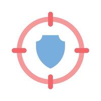 Download this amazing icon of security target, trendy design vector