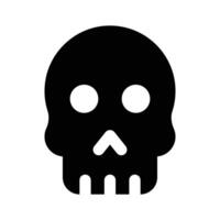 Well designed icon of skull, creepy head bone vector