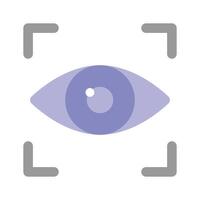Get this amazing icon of eye scanning design vector
