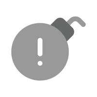 Well designed icon of bomb, explosive material vector