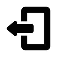 Get this creative and trendy icon of logout, sign out design vector
