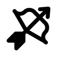 Have a look at creative icon of archery, ready to use vector