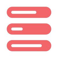 Well designed icon of loading bars, customizable design vector