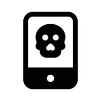 Mobile hacking design in modern style vector