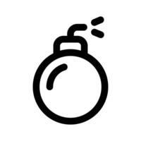 Well designed icon of bomb, explosive material vector