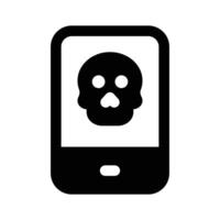 Mobile hacking design in modern style vector