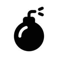 Well designed icon of bomb, explosive material vector