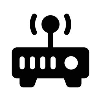 Wifi router icon design, wireless internet provider vector