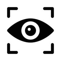 Get this amazing icon of eye scanning design vector