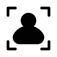 Download this amazing icon of user detection in modern style vector