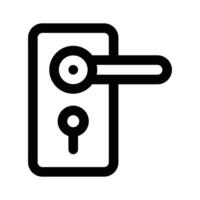 Door lock icon with high quality graphics, easy to use and download vector