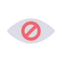 Hide icon design, user interface vector