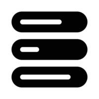 Well designed icon of loading bars, customizable design vector