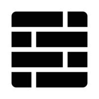 Modern icon of security wall in editable design style vector