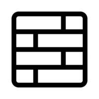 Modern icon of security wall in editable design style vector