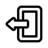 Get this creative and trendy icon of logout, sign out design vector