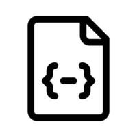 Take a look at this creative icon of programming file vector