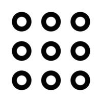 Trendy icon of pattern lock, cyber security concept vector