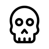 Well designed icon of skull, creepy head bone vector