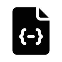 Take a look at this creative icon of programming file vector