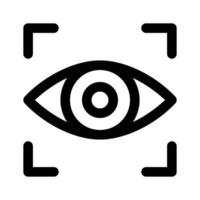 Get this amazing icon of eye scanning design vector