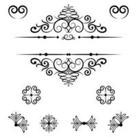 ethnic decorative element. Ethnic elements, decorative ornaments, traditional vector