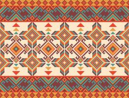 Geometric Tribal pattern, Abstract Navajo style for background ,Ethnic pattern vector