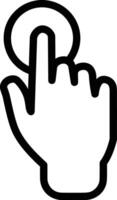 Hand icon symbol image illustration vector