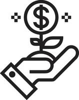 Hand icon symbol image illustration vector