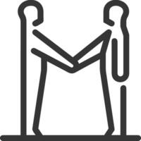 Hand icon symbol image illustration vector