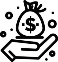 Hand icon symbol image illustration vector