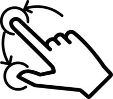 Hand icon symbol image illustration vector