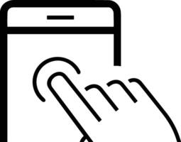 Hand icon symbol image illustration vector