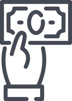 Hand icon symbol image illustration vector