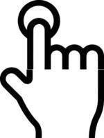 Hand icon symbol image illustration vector