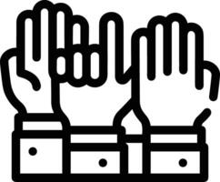 Hand icon symbol image illustration vector