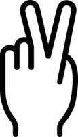 Hand icon symbol image illustration vector